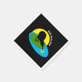 Kiwi – ニュージーランドBird & Bro (子供のパーティー) スタンダードカクテルナプキン (角)