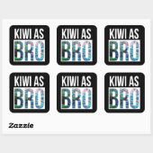 KIWI AS BRO GREETING PAUA スクエアシール (シート)