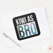 KIWI AS BRO GREETING PAUA スクエアシール (封筒)