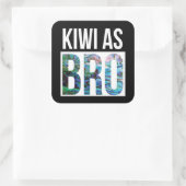 KIWI AS BRO GREETING PAUA スクエアシール (バッグ)