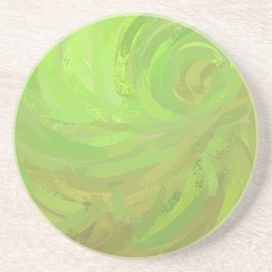 Kiwi Bashグリーンスワール コースター (正面)