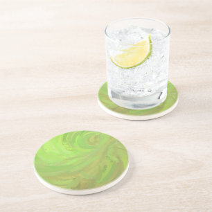 Kiwi Bashグリーンスワール コースター