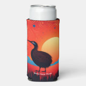 Kiwi Bird at Twilight スリム缶クーラー (Seltzer正面)