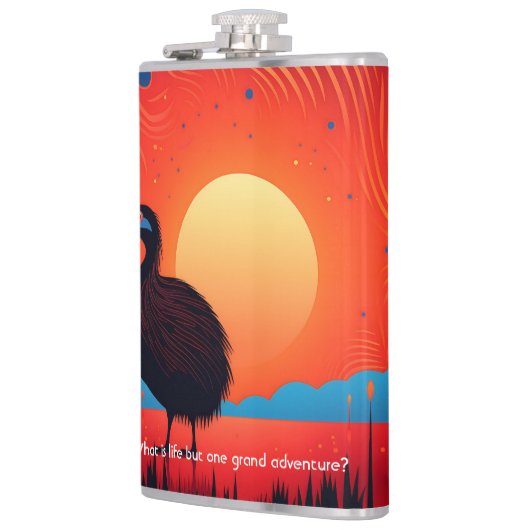 Kiwi Bird at Twilight フラスク (左)