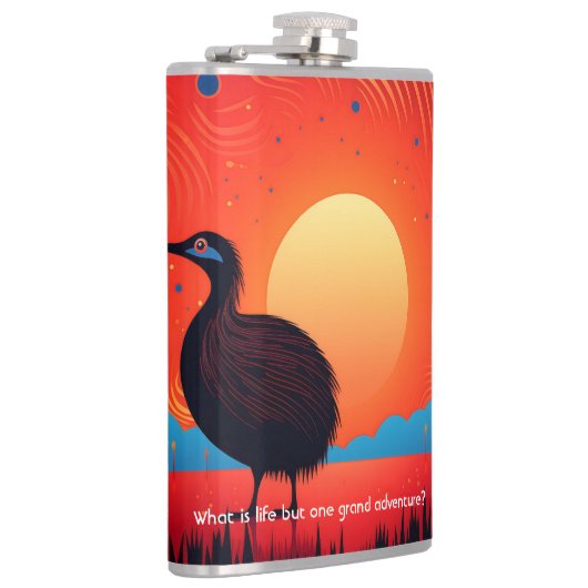 Kiwi Bird at Twilight フラスク (右)