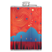 Kiwi Bird at Twilight フラスク (裏面)