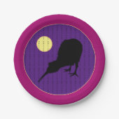 Kiwi Bird & Moon – ニュージーランドパーティー/ BBQ ペーパープレート (正面)