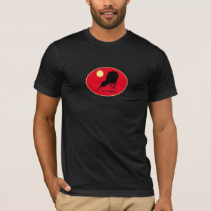 Kiwi Bird & Moon、ニュージーランド、Broファッション/Tee Tシャツ