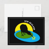 Kiwi Bird, New Zealand Art, travel / holiday ポストカード (正面/裏面)