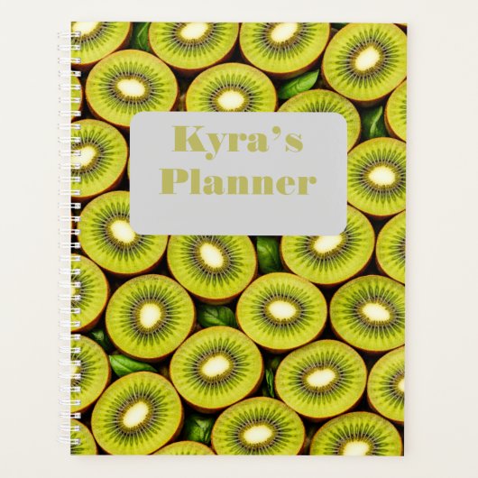 Kiwi Fruit Planner Cover  プランナー手帳 (正面)