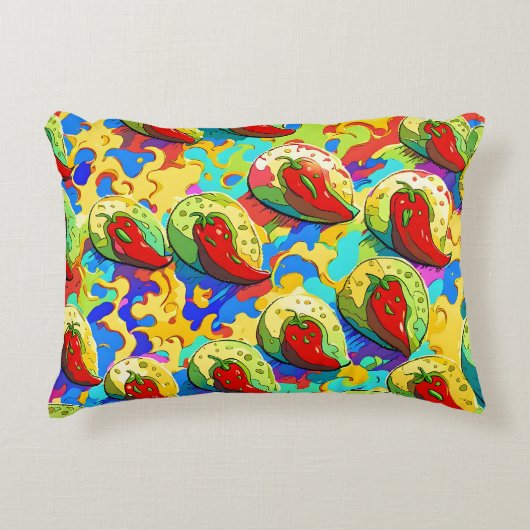 Kiwi Inferno - Pineapple Empire アクセントクッション (正面)