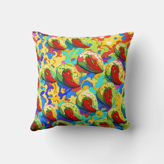 Kiwi Inferno - Pineapple Empire クッション (裏面)