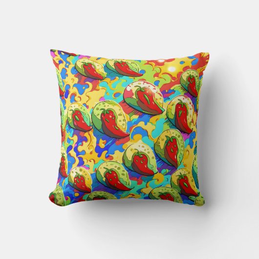 Kiwi Inferno - Pineapple Empire クッション (正面)