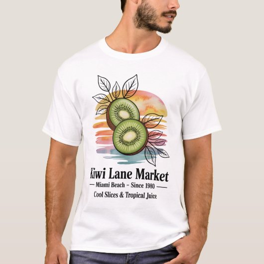 Kiwi Lane Market Tシャツ (正面)
