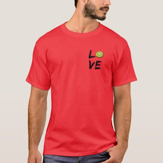 KIWI LOVE - I Love Kiwis My Fruit お気に入りの So Deli Tシャツ (正面)