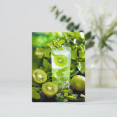 Kiwi Mint Fizz – Green Refreshment シーズンポストカード (スタンド正面)