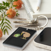 Kiwi Neuseeland flugunfähig Vogel Kiwifrucht キーホルダー (正面右)