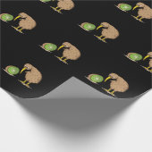 Kiwi Neuseeland flugunfähig Vogel Kiwifrucht ラッピングペーパー (角)
