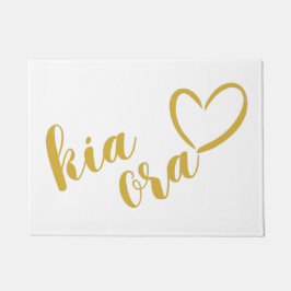 KIWI NEW ZEALAND KIA ORA NZ MAORIウェルカムワード ドアマット