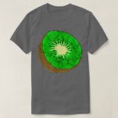 Kiwi Summer Tropical Sour Fruit Vegetarian Fruitar Tシャツ (デザイン正面)