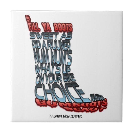 Kiwianaのデザインの大きいセラミックタイル タイル (正面)