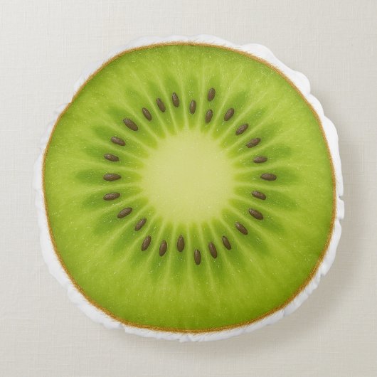 Kiwifruit Round Pillow ラウンドクッション (正面)