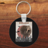 Kiwizilla Funny Kiwi New Zealand Bird Lovers Gift  キーホルダー (正面)