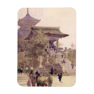 Kiyomizu-Dera、京都の寺院への入口 マグネット