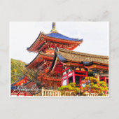 Kiyomizu-dera (Three-storied pagoda) ポストカード (正面)