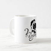 kizombaのカップル コーヒーマグカップ (正面左)