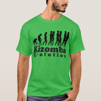 Kizomba Evolution黒ロゴ Tシャツ