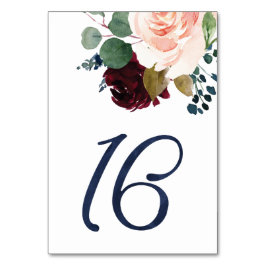 KJ水彩青フォント#16の表番号 テーブルナンバー