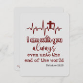 KJVイエズス引用文クリスチャンを励ます (正面/裏面)