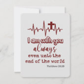 KJVイエズス引用文クリスチャンを励ます (正面)