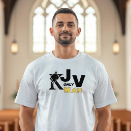 KJVオンリー男性 - 王冠のライオン Tシャツ
