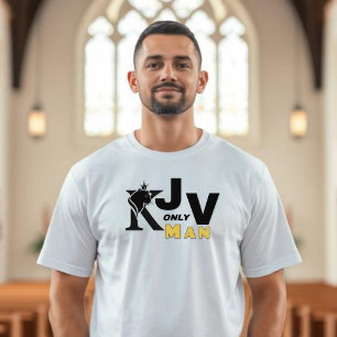 KJVオンリー男性 - 王冠のライオン Tシャツ