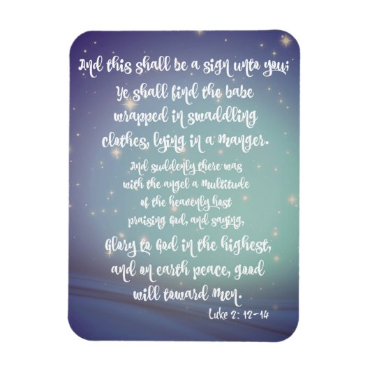 KJVクリスマス マグネット (縦)