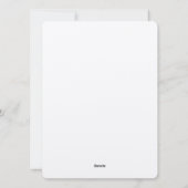 KJVバイブル素朴バース付きクリスマスカード シーズンカード (裏面)