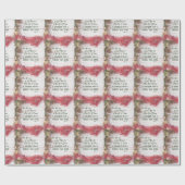 KJVバイブル聖句クリスマス ラッピングペーパー (フラット)