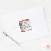 KJVルカ聖書の聖句クリスマス スクエアシール (封筒)