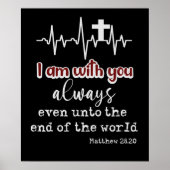 KJV感動的聖なる書物、 経典いつも一緒にいる ポスター (正面)