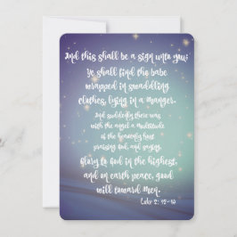 KJV神への栄光クリスマス シーズンカード