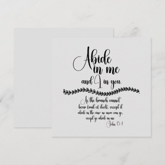 KJV聖書の聖句に従う (正面/裏面)