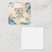 KJV聖書の聖句を信頼する エンクロージャーカード (正面/裏面)