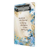 KJV聖書の聖句を信頼する ミニクリップボード (アングル2)