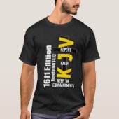 KJV 1611年の聖書とアポクリプハイスラエルの衣服 Tシャツ (正面)