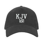 KJV 1611白黒ベースボールハット 刺繍入りキャップ<br><div class="desc">神のシンプル保存されたKJV 1611王ヤコブ聖書に対するあなたの愛のは、まだ深い宣言。白黒.</div>