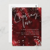 KJV Bible Verseとの愛の選択 ポストカード (正面/裏面)