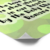 KJV Fruit of the Spirit Poster – 愛 ポスター (角)