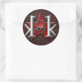 KKスターのロゴシール(丸) ラウンドシール (バッグ)